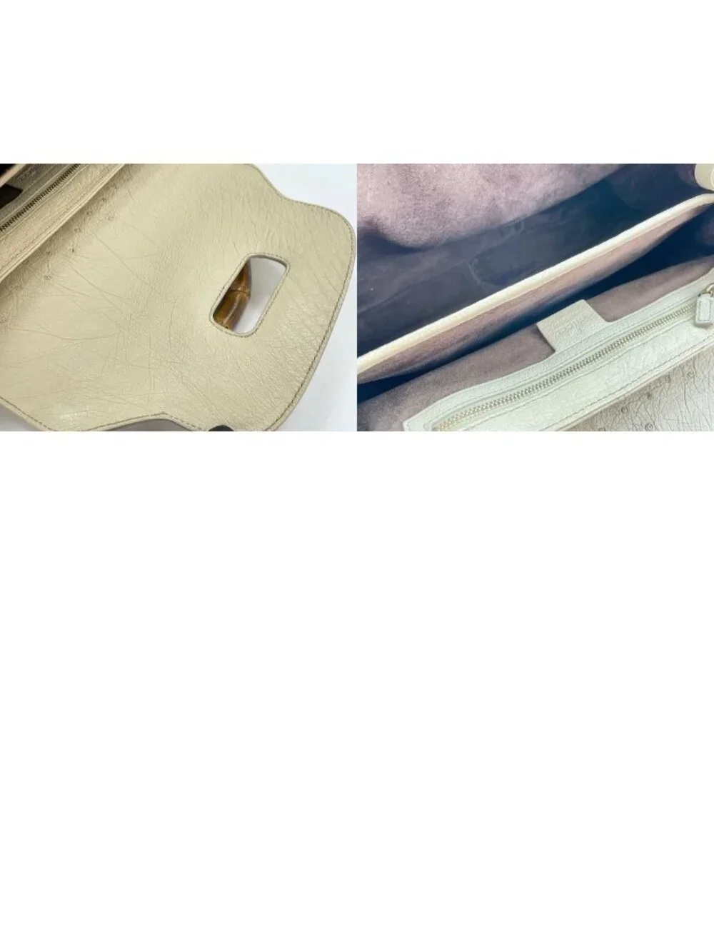 Gucci Handbag Bamboo Beige